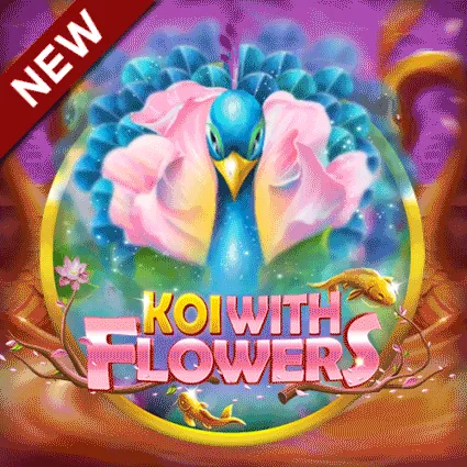 koi with flowers by เฮง เฮง 888 ทาง เข้า